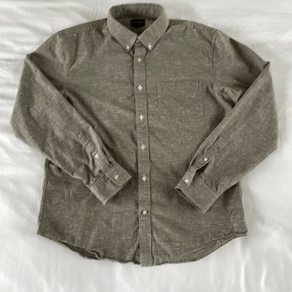 Club Monaco Slim Fit Button Down in Sage